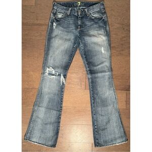 7 For All Mankind Stud A Pocket Low Rise Jeans